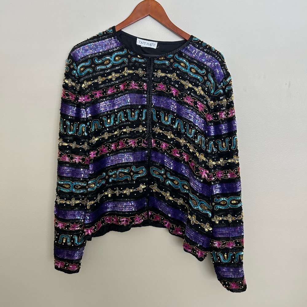 Vintage Beaded/Sequin Jacket - image 1